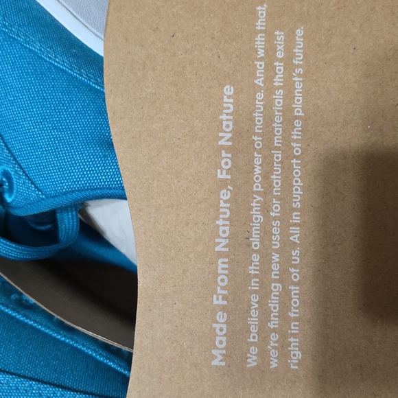 Allbirds Canvas Pacer Thrive Teal (Clarity Blue) Sneakers - Picture 4 of 8